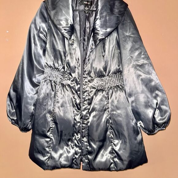 Style & Co Women's Water Repellent Puffer Coat - Size Medium - Picture 6 of 10